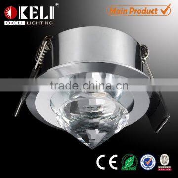 Mini decorative led crystal spotlight