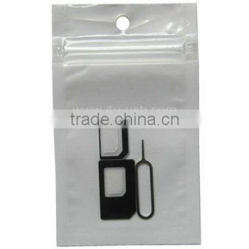 4U 2 in 1 Nano SIM Card adapter Eject Pin Key Tool for iPhone 5