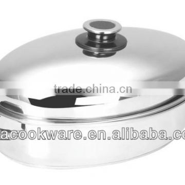 2014 New Products Guangdong Quality Stainless Steel Roaster With Induction Bottom For Wholesale