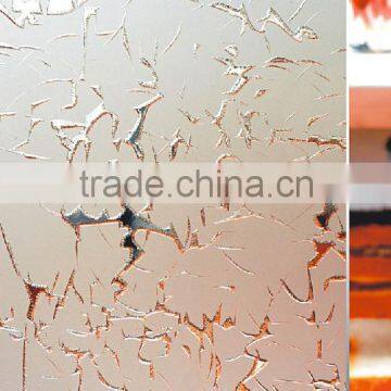 ROCK BOTTOM PRICE home decoration door/art glass/interior door glass/partition glass/TJ-net garden/champagne titanium