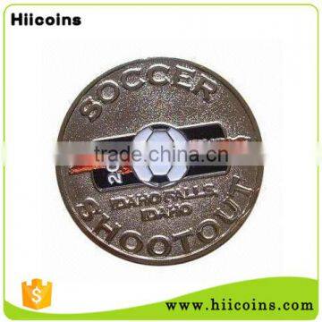 wholesale metal coins custom football coins