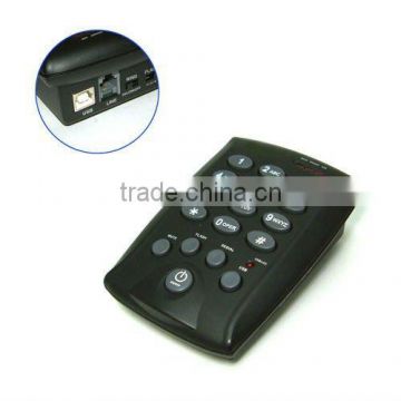 USB RJ11 dial pad, home / office telephone, headset phone