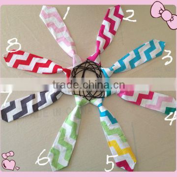 HOT sale baby chevron tie boy tie