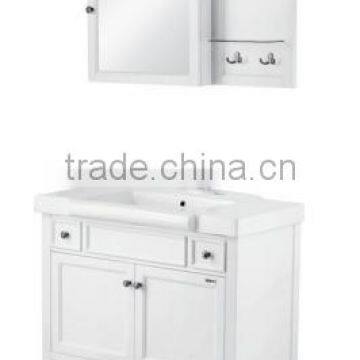 HUIDA solidwood bathroom cabient vanities, ceramic basin