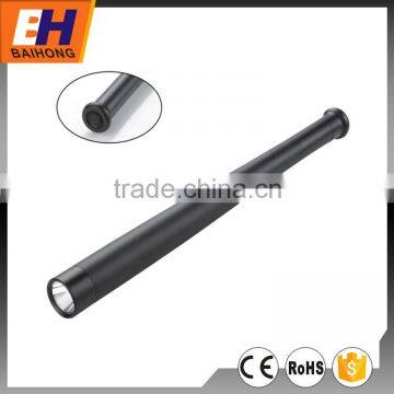 High Power LED Riot Baton Flashlight, Function of 100% on, 50% on, Strobe, Powered by 3xAAA, Can be as a Security Light