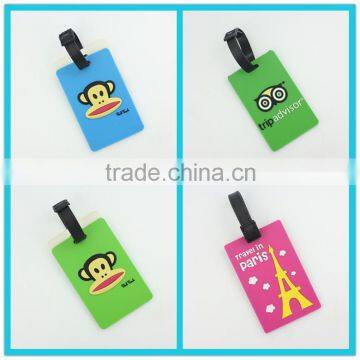 Best quality price custom print PVC airline luggage tag