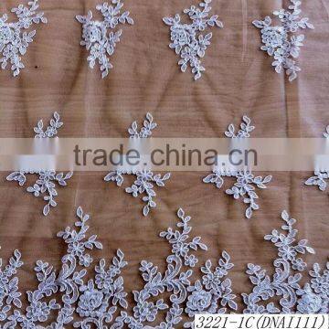 Wholesale fashion high quality cord-lace-fabric