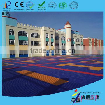 TKL250-13BJ hot sale new design high strength No deformation hockey sport floor tiles