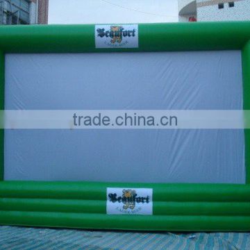 High grade commercial used inflatable movie screen for advertising events