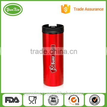 16OZ Metal Stainless Steel outer plastic inside Tumbler mug