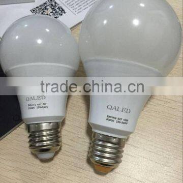 Plastic And Aluminum E27 B22 5w/7w/9w/12w Led Bulb