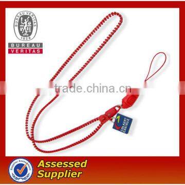 promotional lanyard with zipper pouch