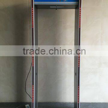 High Performance Financial Institutions 3 Detect Zones Shop Archway Metal Detector Door With Passage Counter