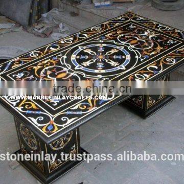 Inlay Dining Tables, Marble Table Top, Inlay Marble Table Top