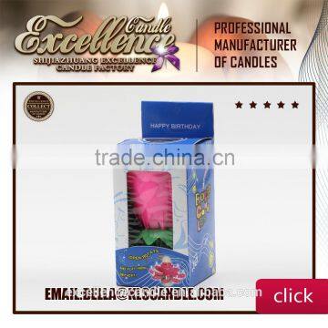 the Most Popular MUSIC Birthday Lotus Flower Candle Export in 2015 photo-2