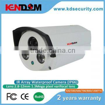 Kendom IR Array Waterproof Camera (IP66) array led camera 3.6mm fixed lens cctv camera array Change 4/6/8mm big lens Support