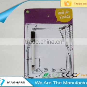 interactive magnetic writing/drawing board sheet with pen