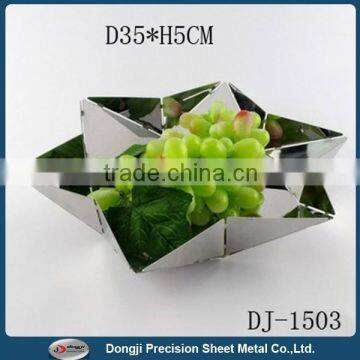 Stainless Steel Flower Fruit Bowl, fruit dish
