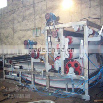 HIgh efficiency sludge dewatering machine , screw sludge dehydrator