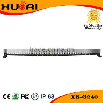 240w 43 inch c-ree curved led light bar, 4x4 offroad car led light bar, led head lamp