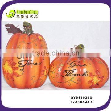 New autumn gift resin artificial pumpkin