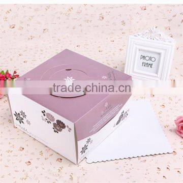 Wholesale Cheap Price White Card Cake Box photo-5