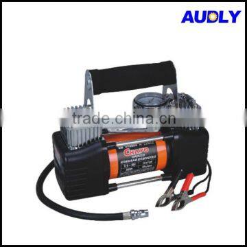 AC1009 Portable Automatic Tyre Inflator With Pressure Gauge All Metal Air Compressor