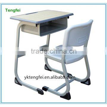 Plastic Classroom desk and chair sets for one Students for primary/elementary school