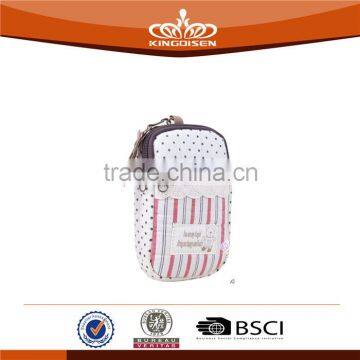 Korean Style Elegant Canvas Arm Bags for Mobile Phone photo-2