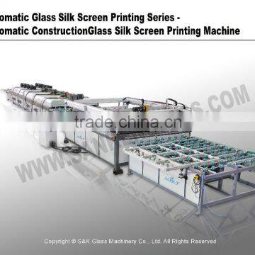 Full Automatic Construction Glass Silk Screen Printing Machine