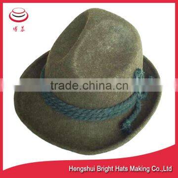 High Quality Germany Popular 100% Australian Wool Felt Trilby Hats