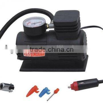 (WIN-703)small size plastic with Cigarette Lighter Plug Air Compressor