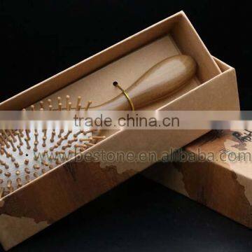 Cushion Natural Wood Air Vent Hair Brush