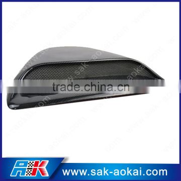 100% carbon fiber racing bonnet scoop air flow cooling