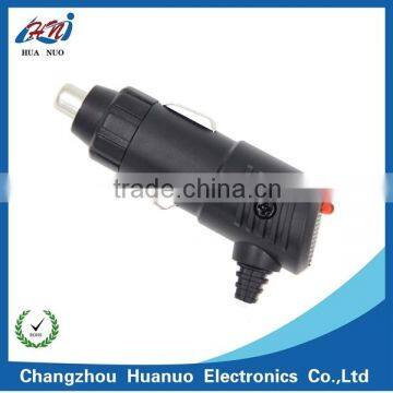 12V electric car cigarette lighter plug with led light