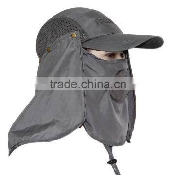 Breathable Sun Shield Flap Hat 360 Degree UV Protection Cap for Farming photo-6