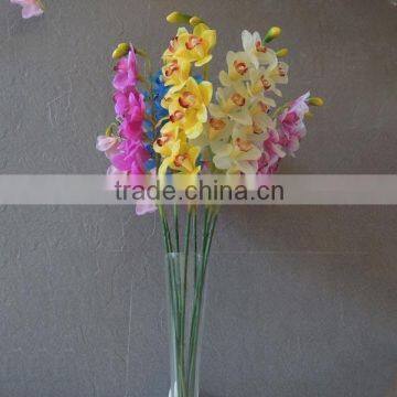 Factory directly wholesale cheap blue real touch cymbidium orchids for sale