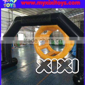 Airtight Finish line Inflatable gantry, event inflatable entrance arch gate