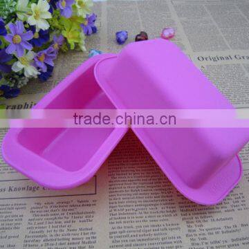 2014 hot selling single loaf pan soap mould silicone