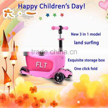 Made in China New Patent 3 in 1 Multi-functional Kids Scooter photo-4