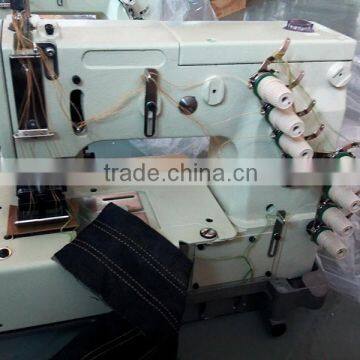 4 Needle Double Chain Stitch Machine with Horizontal Looper Movement Mechanism 1508P Series