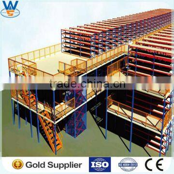 warehouse storage multi tier mezzanine racking