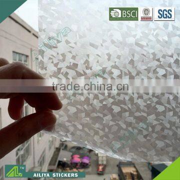 BSCI factory audit non-toxic vinyl pvc new design decorative adhesive stained glass window film