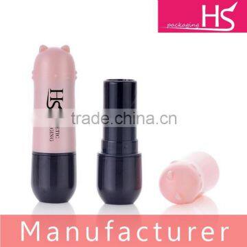 cat shaped black lip balm tube