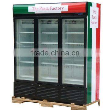 upright freezer and chiller