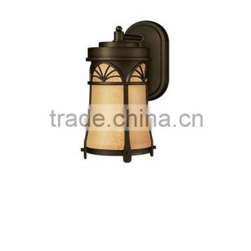 2015 Decoration traditional bronze outdoor wall lamp/light with UL