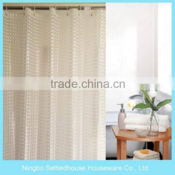 Accept OEM service China high quality bathroom fashion 3D shower curtain