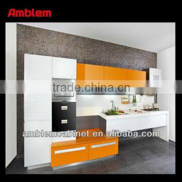 2013 hot colorful lacquer kitchen cabinet