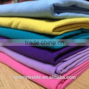 Wholesale Knitted Cotton Spandex Single Jersey Fabric