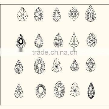 crystal chandelier part,crystal chandelier parts,crystal glass prism pendant ,Crystal sparepart